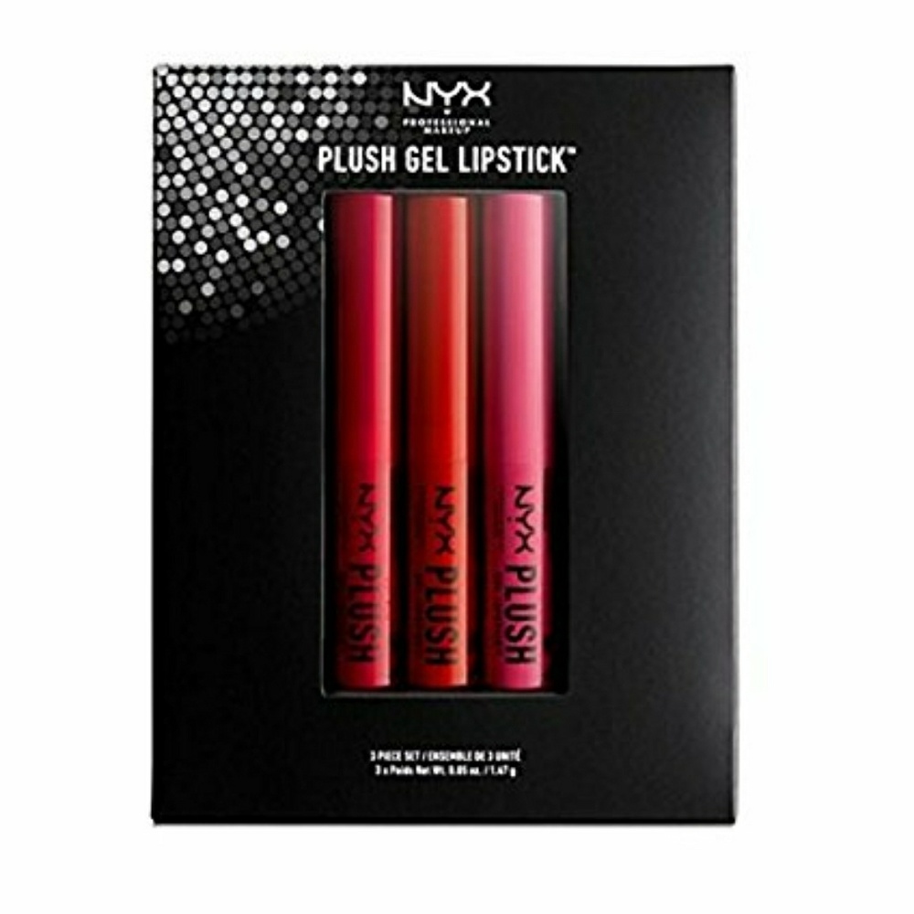 3 Piece Set NYX Professional Makeup Plush Gel Lips